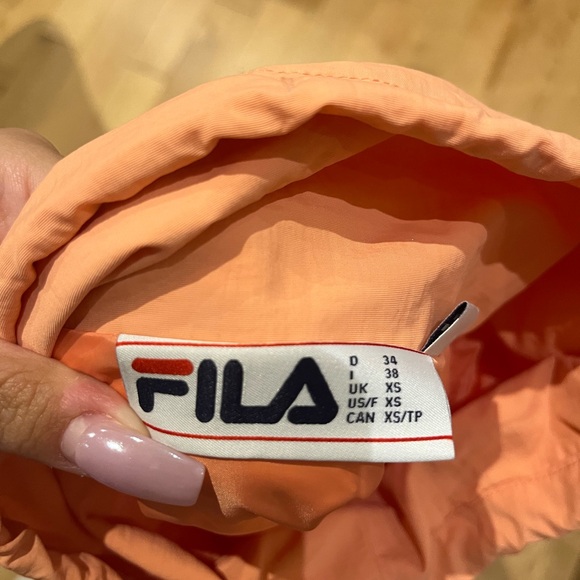 FILA peach nylon drawstring top - Picture 2 of 3